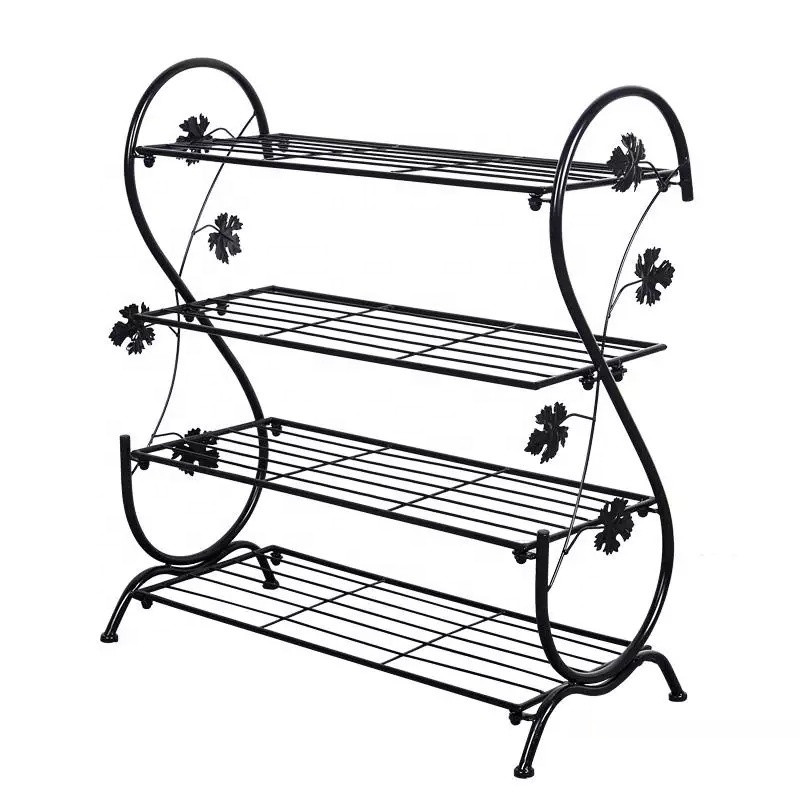 European Style Iron Simple Shoe Rack Multi-Layer Storage Shoe Cabinet Dormitory Iron Small Metal Shoe Racks