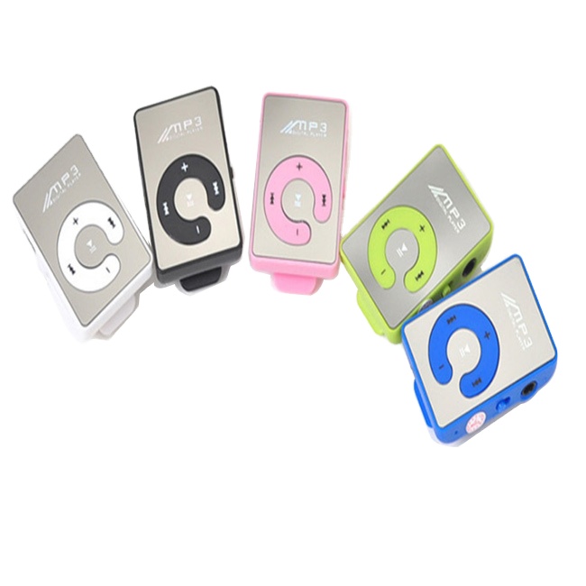 Бег Спорт студенты C Ключ зеркало зажим USB mp3-плеер Поддержка TF карта портативный мини музыкальный медиаплеер