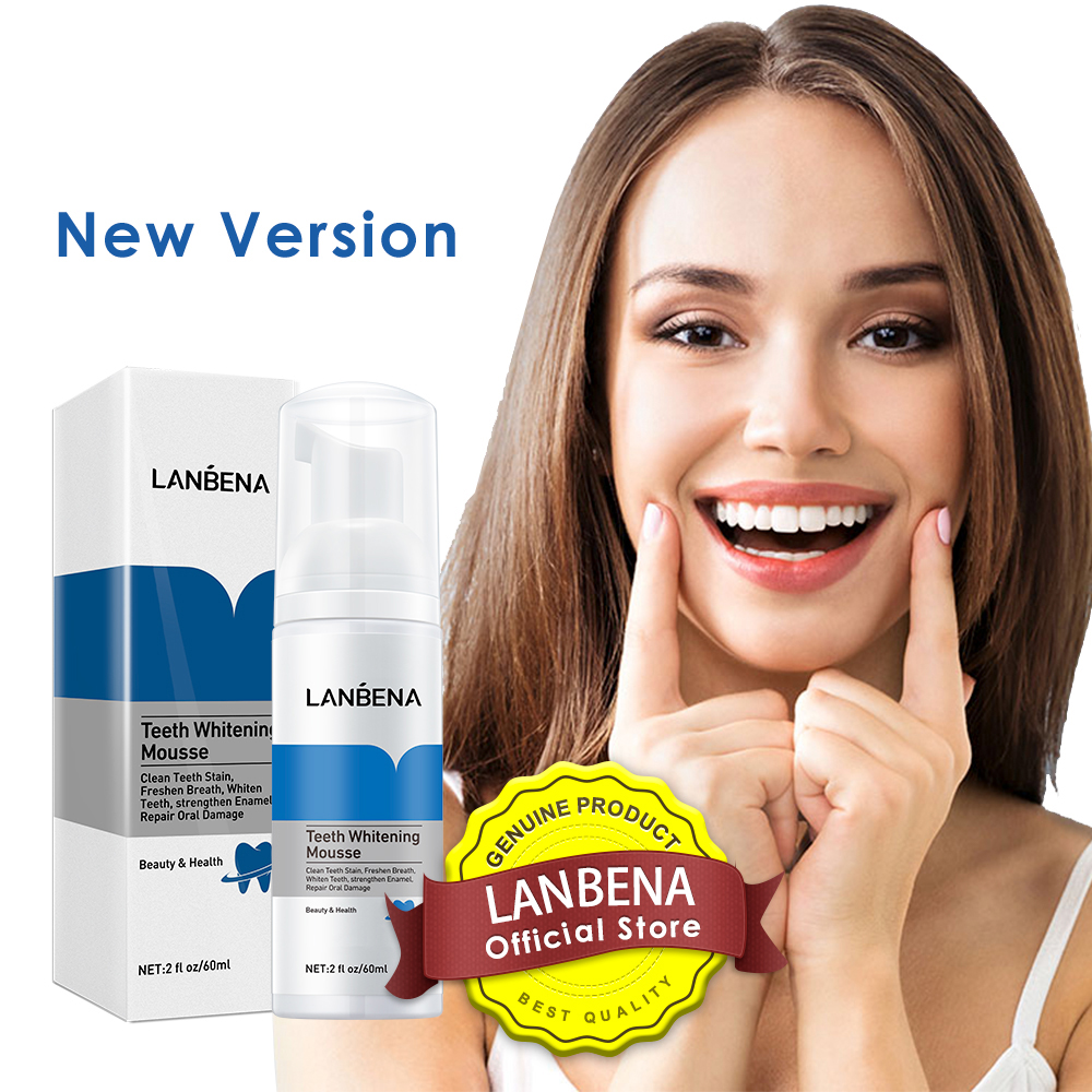 Моющее средство для зубов LANBENA, отбеливающая пена для отбеливания зубов