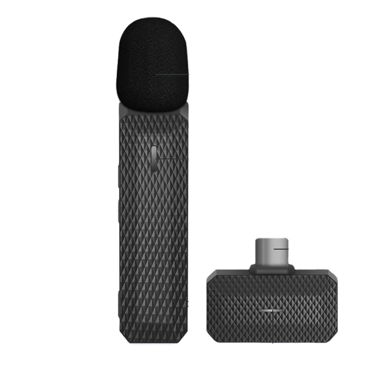 Light-weight Wireless Microphone Live Streaming Ultra-low Latency Mini Microphone 2.4ghz Lavalier microphone For Smart Phones