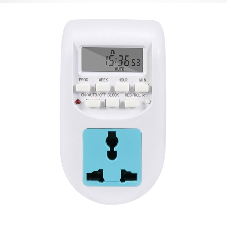 10A Europe India Indian Weekly Programmable Electronic Timer Switch Digital Timer