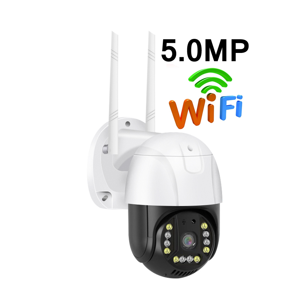 Qearim V380 Pro Открытый 360 автоматическое отслеживание Смарт P2P Сеть PTZ IP камера AI Обнаружение человека беспроводной WIFI 5MP PTZ камера