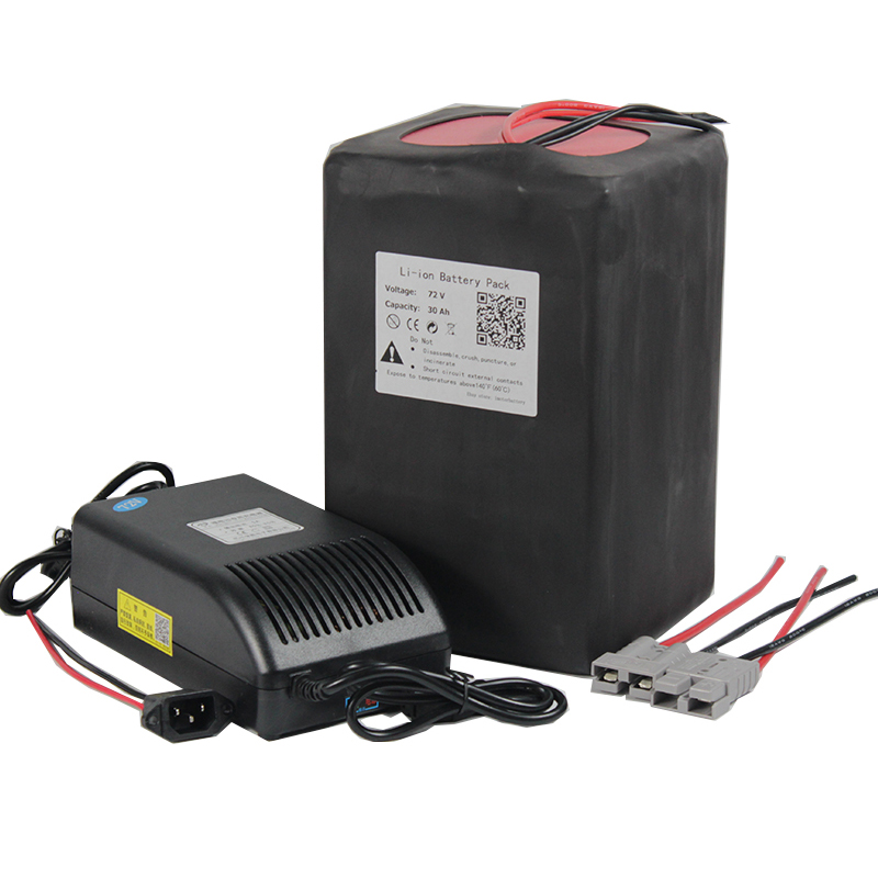 New Hot Sale 72V 30ah Lithium Tricycle Battery Pack for Electric Bike Scooter Ebike Motor with Charger BMS Li-ion Batteries