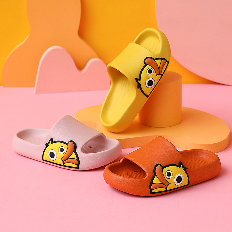 Children's Slipper For Boy Girl Beach Flip Flops Funny Shoes Duck Slippers Kids Cute Summer Shoes Cartoon Duck Sandals