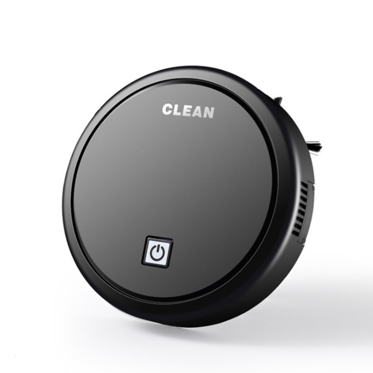 ES23 Smart Household Cleaning Robot Vacuum Cleaner Machine , Style:Whith Brush(Black)