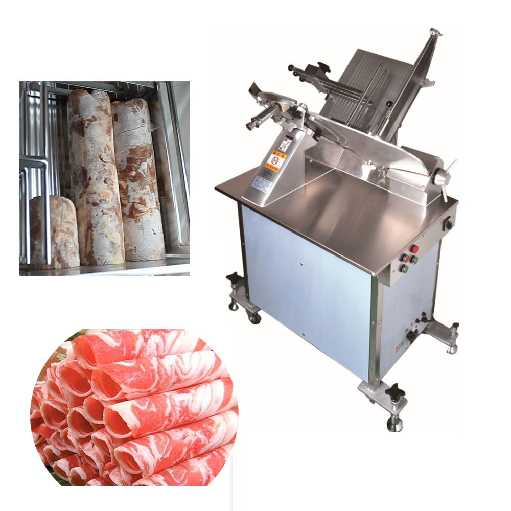 Commercial Meat Slicer 14 Inch Meat Slice Machine for Lamb Roll/beef Roll Frozen Meat Cutter New Product Provided
