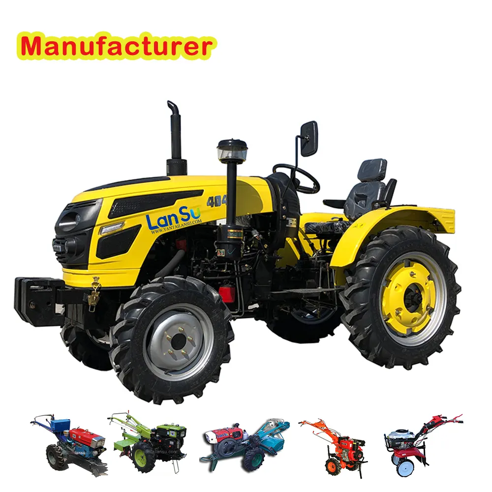 Chinese manufacturer agricultural small 30-40hp tractors mini 4x4 farming machine agricultural cheap farm tractor for sale