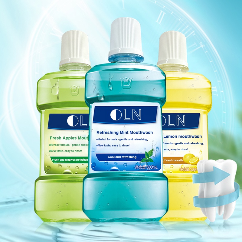 Wholesale Private Label Mint Mouth Wash Oral Care Cavity Rinse Fresh Breath Teeth Mouthwash