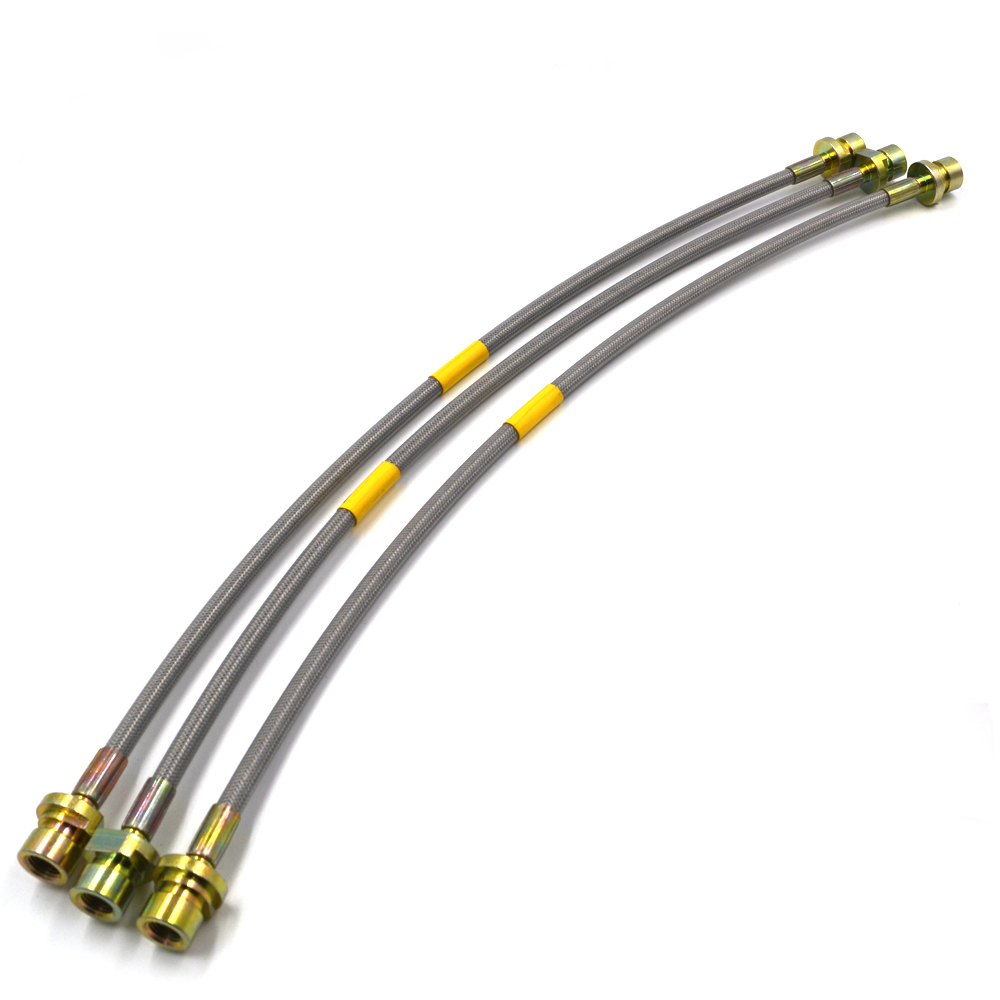 An3 3,2 мм sae j1401 1/8 дюймов ПТФЭ тормозной шланг из нержавеющей стали для atv
