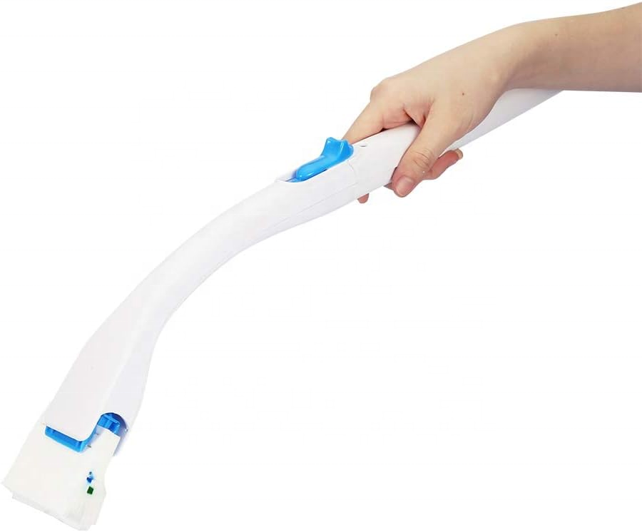 Toilet Cleaning System Starter Kit With 12 Scrub Cleaner Pad Refills Sobam Biodegradable & Flushable Disposable Custom Logo