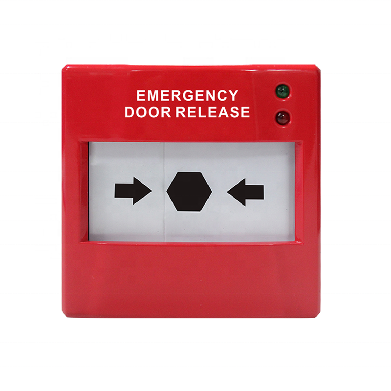 Hot-sale automatically resets the emergency button with dual lights indicating manual call point resettable