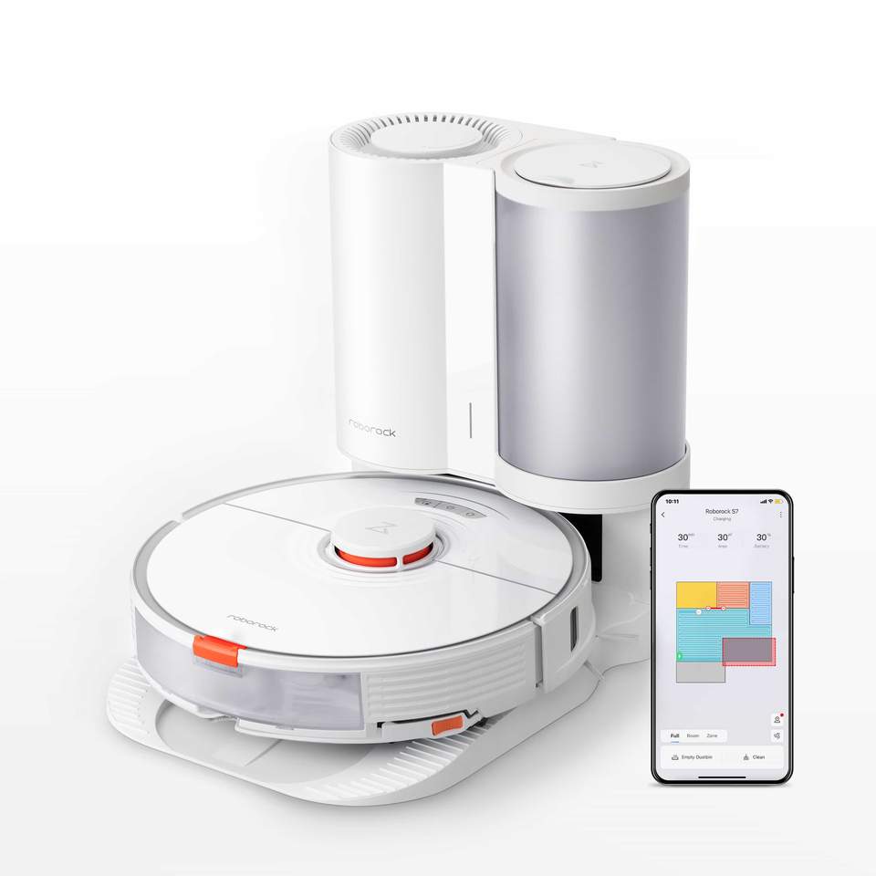 Робот-пылесос Xiaomi Roborock S7 T7S Plus, 2500 Па