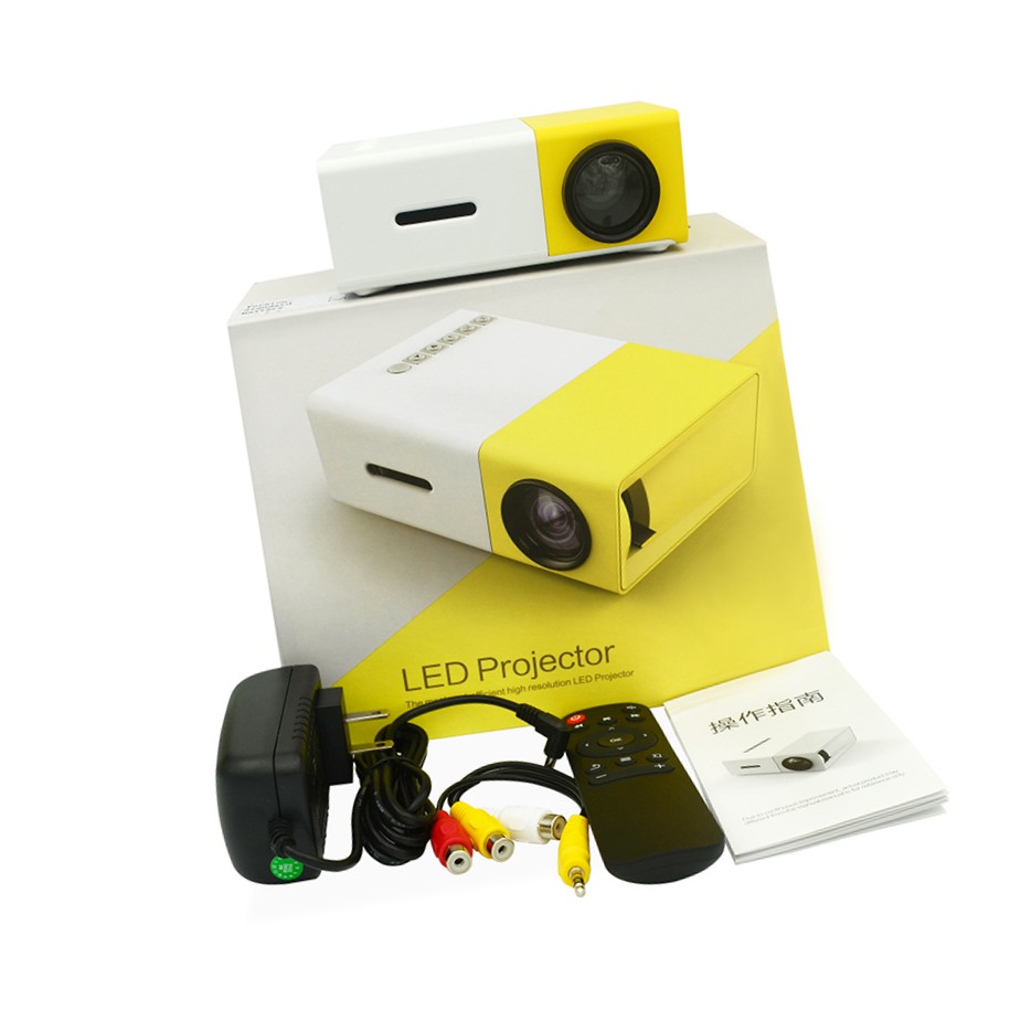 Smart Portable LED Movie Home Theater Video Cheap Mini YG300 Projector
