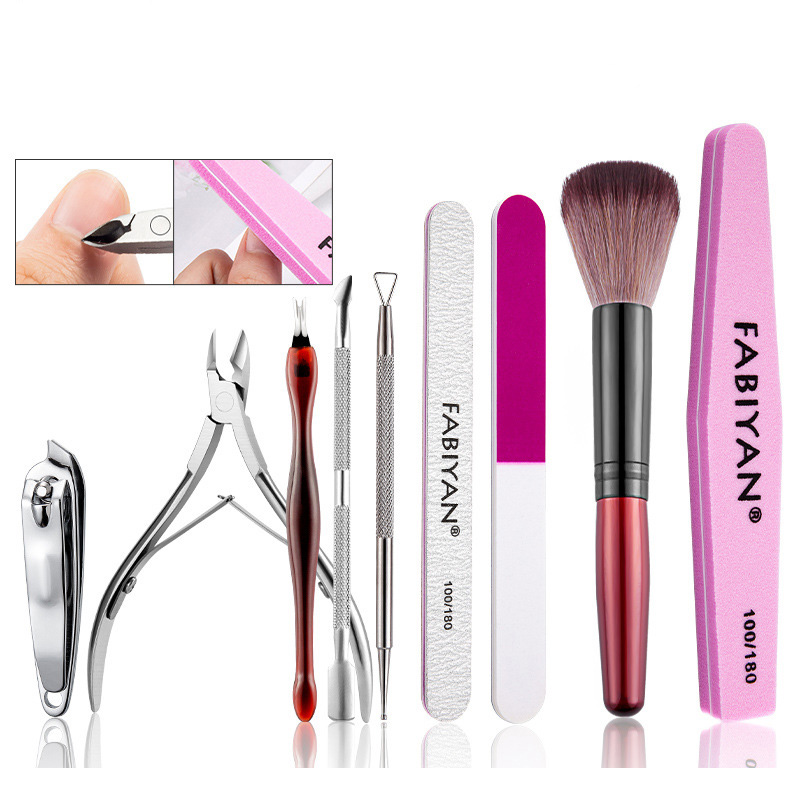 Professional Set With Manicure Tools Nail Salon Supplies For Beauty Nail Art Kits
