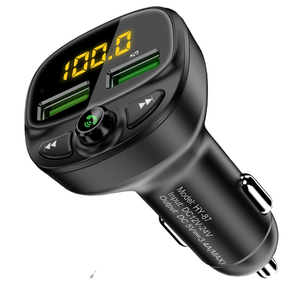 FLOVEME Бесплатная доставка Сетевое зарядное устройство USB Автомобильное зарядное устройство TF карта u-диск, Bluetooth, FM радио, MP3 плеер автомобильное зарядное устройство для мобильного телефона