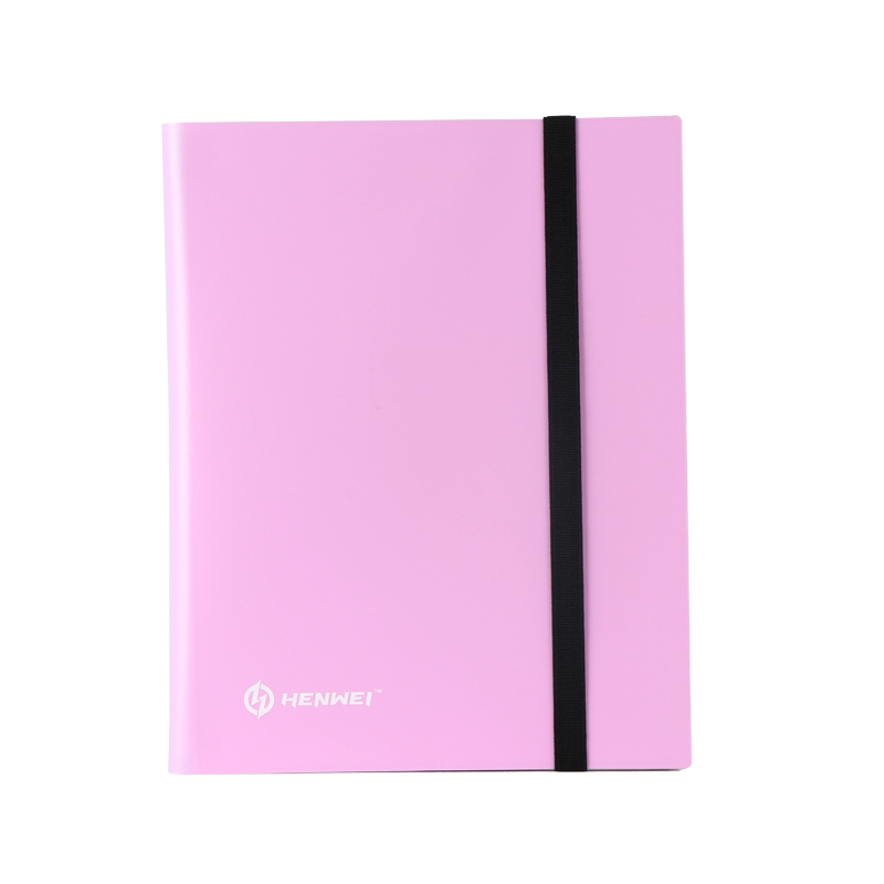 Custom Folding Waterproof And Dustproof Side Hanging Game Card Collection Booklet 9 Pocket Board Game Card Album