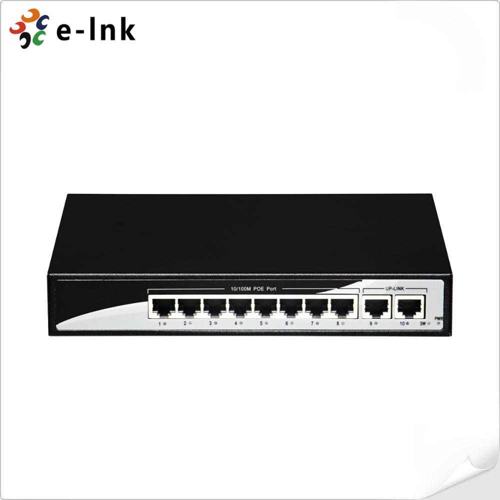 OEM IEEE802.3af/10/100/1000 Мбит/с 8 портов POE сетевой коммутатор 48v для IP камеры