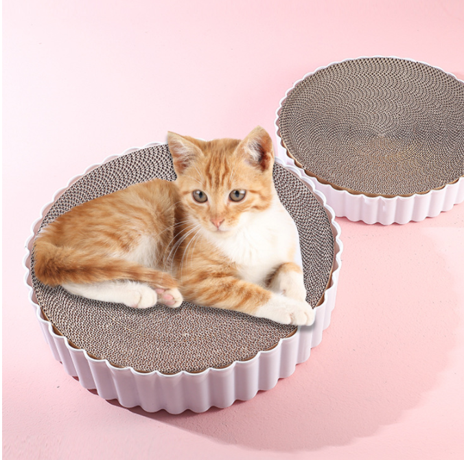 Ready to ShipIn Stock Fast Dispatch Hellomoon Wholesale Pet Toy Cardboard Cat Scratcher Board