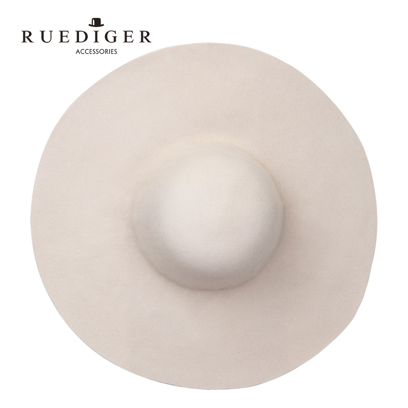 Custom winter various colors and sizes 100% australian lady wool felt hat blank hat