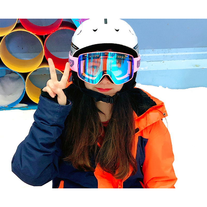 High Quality OEM ODM uv400 Magnetic Mirrored Snowboard Glasses Ski Mountaineering Goggles