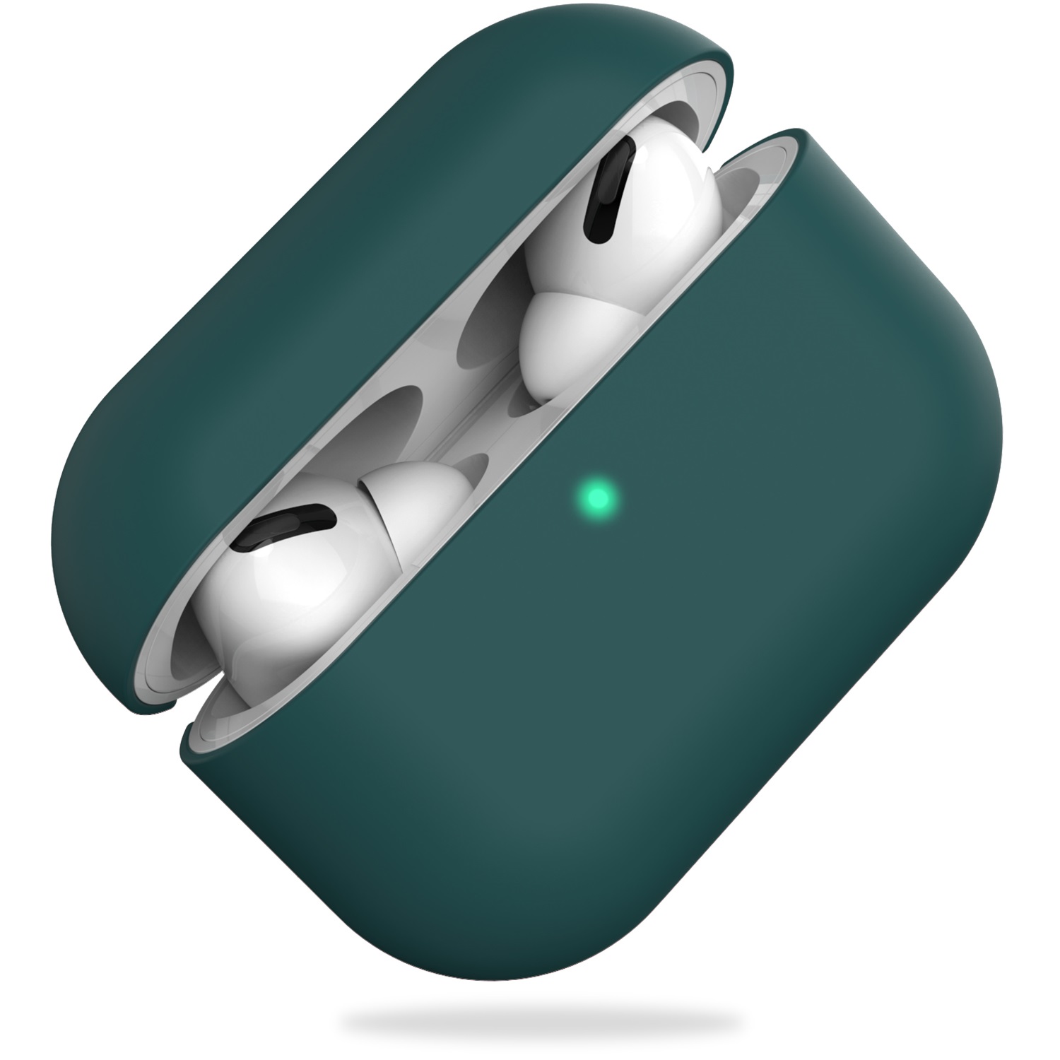 Защитный силиконовый чехол JIULAI для AirPods Pro, тонкий мягкий текстурный чехол с защитой от царапин, совместимый с AirPods Pro-бордовый