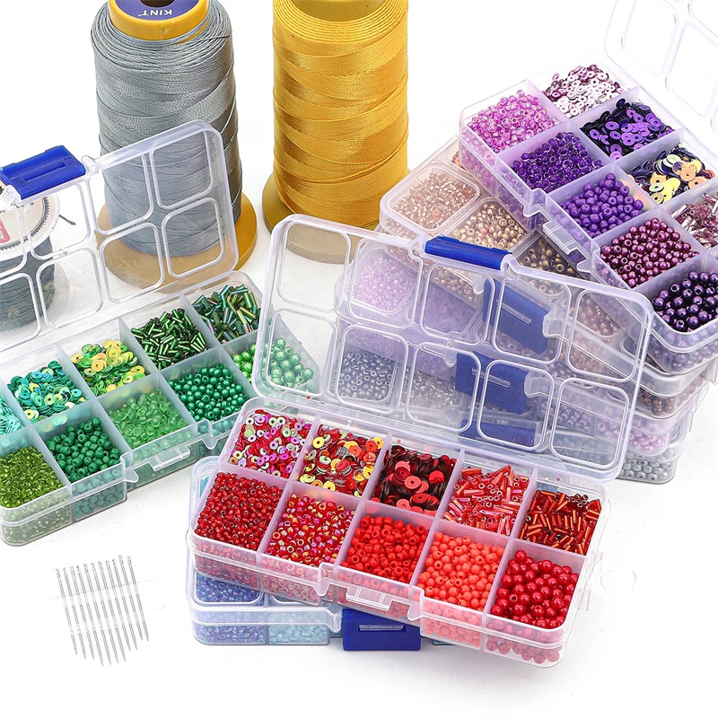 Материал упаковки держатель лампы Beads + пайетки + имитация жемчуга ручной бусины для самостоятельного изготовления украшений