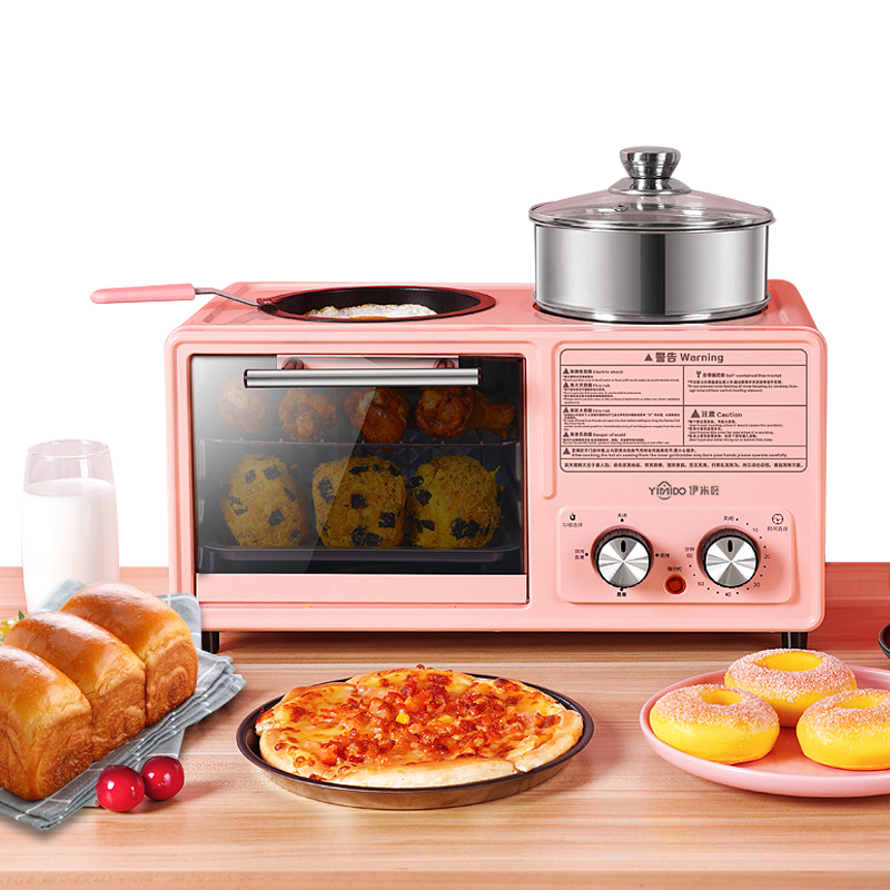 mini electric three-10-one digital screen breakfast maker 5 in 1 machine