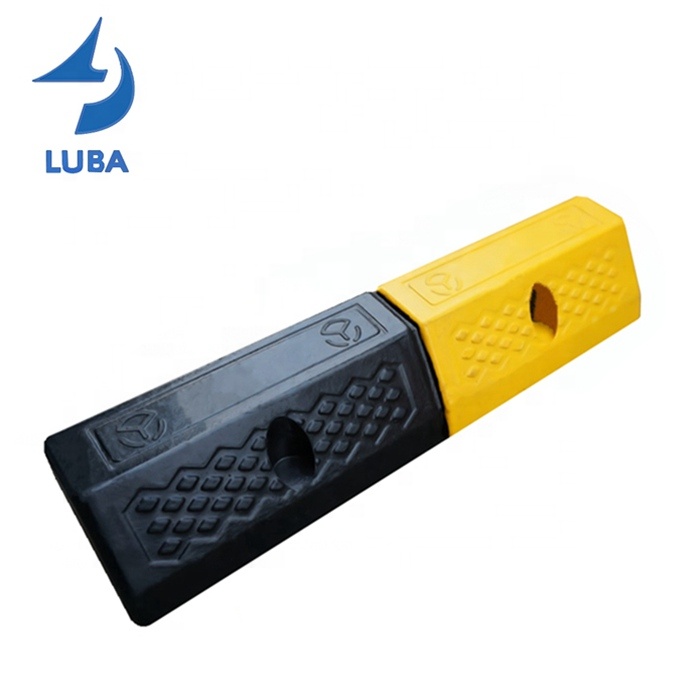 500X150X80Mm Rubber Wheel Locator Car Parking Stopper