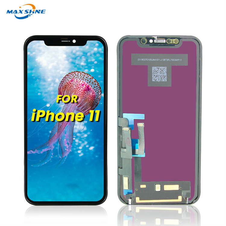 100% оригинальная качественная Замена для iphone 11 lcd, для Apple 11 дисплей сенсорный экран в сборе