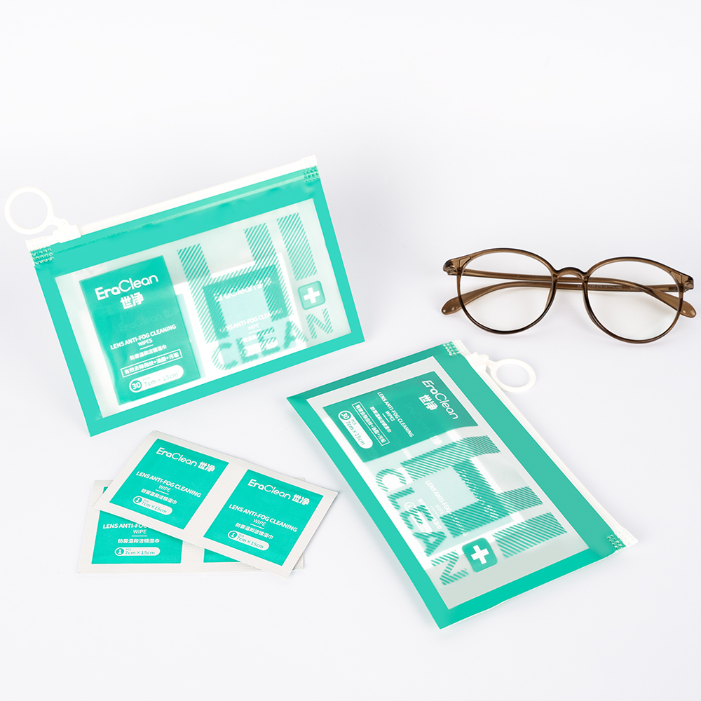 Eyeglass Cleaner Lens Wipes 30pic Individual Wrapped Packets in Box for Glasses Cleaner Wipe Safely Cleans Eye Glasses