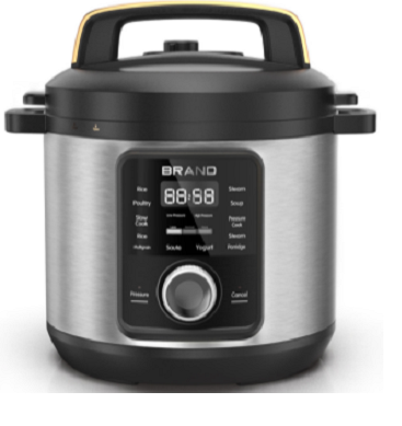 4L,6L,8L,10L,12L,ZS-PC04JG с ЖК-дисплеем электрическая скороварка Алюминиевый горшок двойной с антипригарным покрытием 24houre заданное время