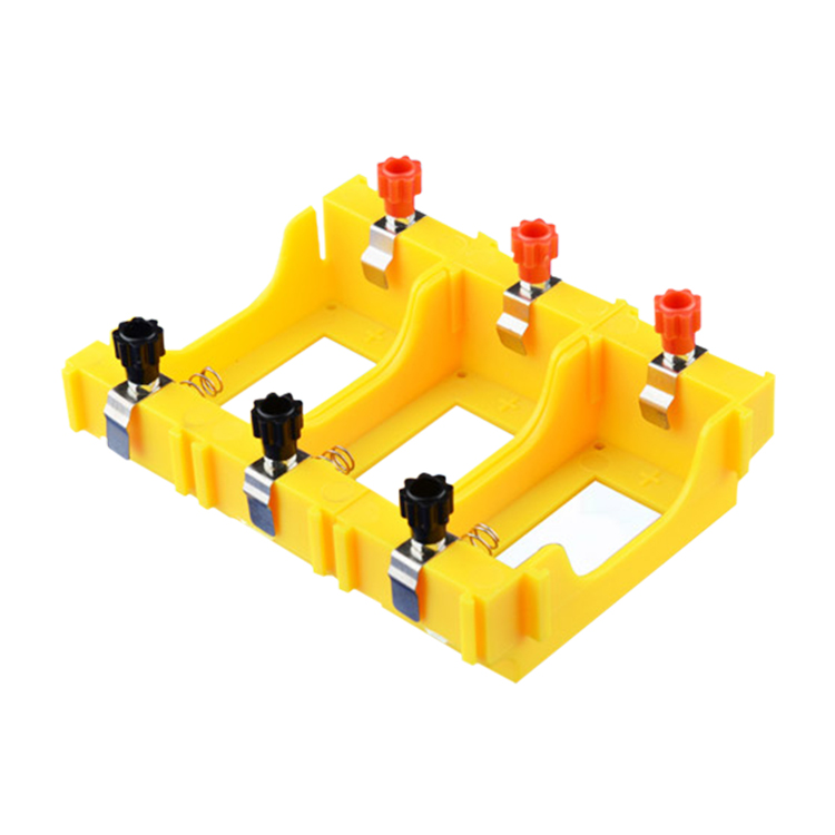 Physical and electrical experimental equipment for battery holder