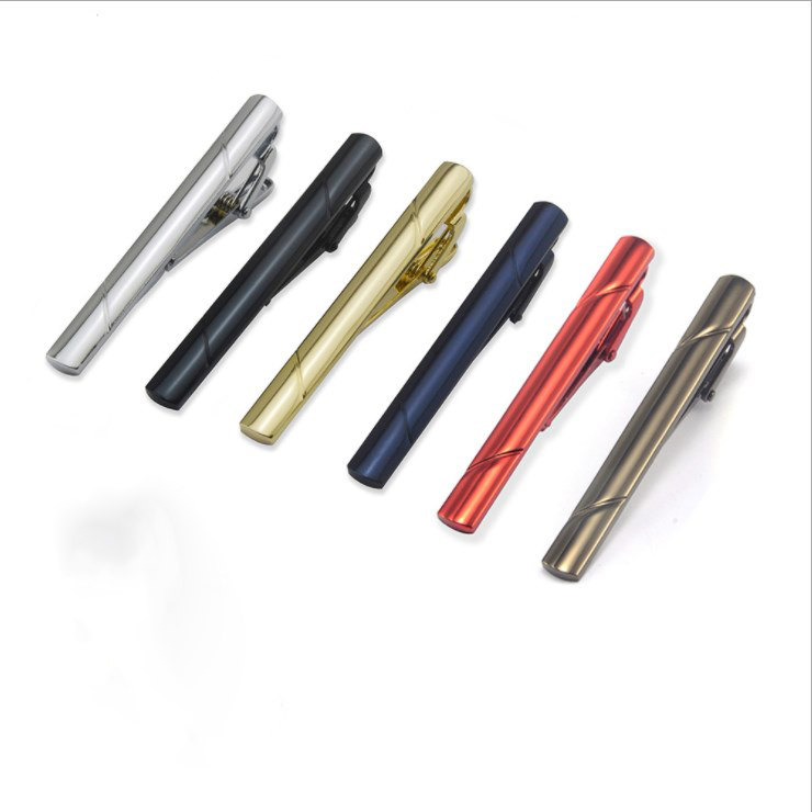 Wholesale Simple Men Tie Clips Necktie Metal Fashion Tie Clips Custom