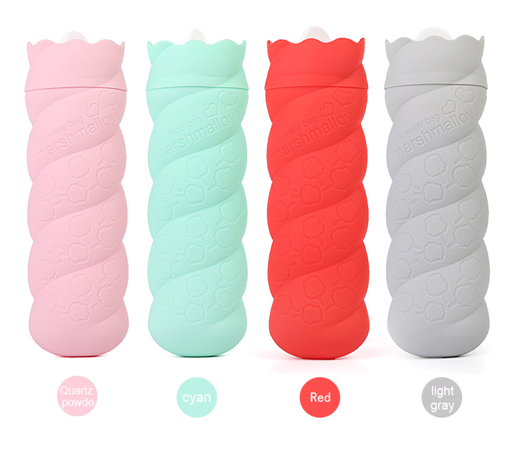 Portable Microwave Korea Cute Winter Mini Hot Water Silicone Reusable Hand Warmer Hot Water Bottle Rubber Plush