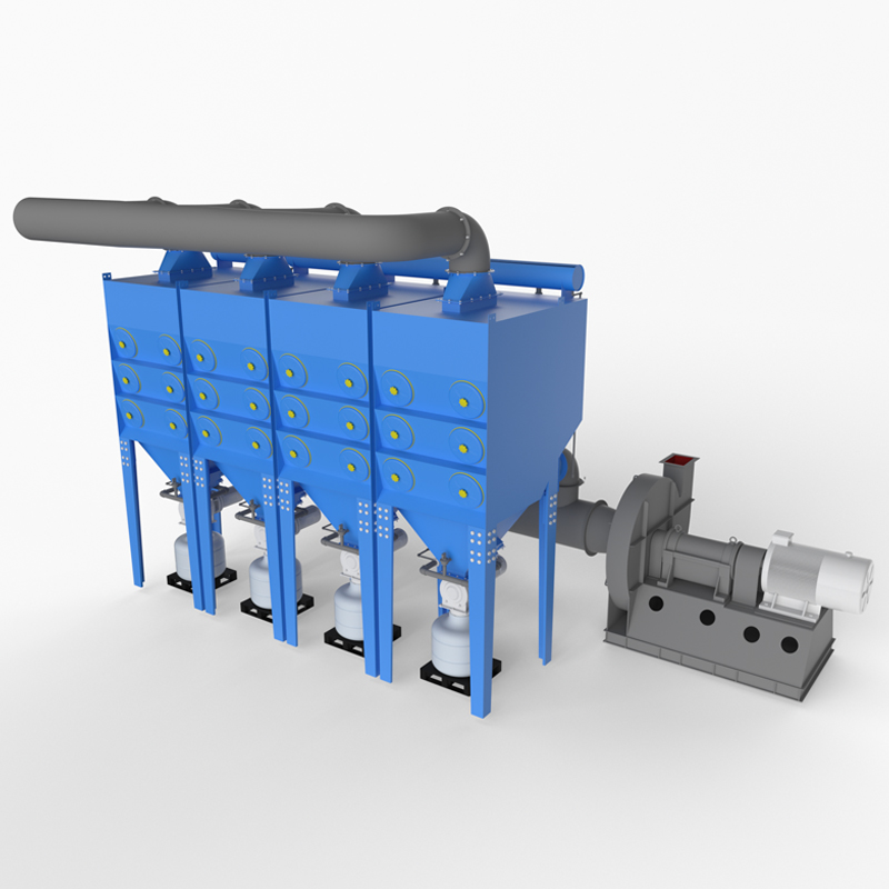 Factory Industrial Inclined Drill Cartridge Filter Dust Collector Assembly With Double Lifespan Filter Cartridge