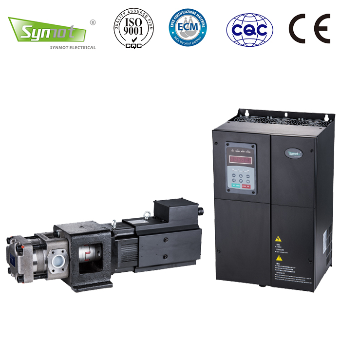 Серводвигатель переменного тока Synmot 132LPM 63 cc, серводвигатель с драйвером и кабелями для инъекционной машины, Серводвигатель гидравлической системы