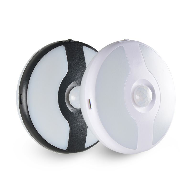 Baby Smart Led Motion Sensor Night Electronic Automatic Light Lamp  Battery-Powered White