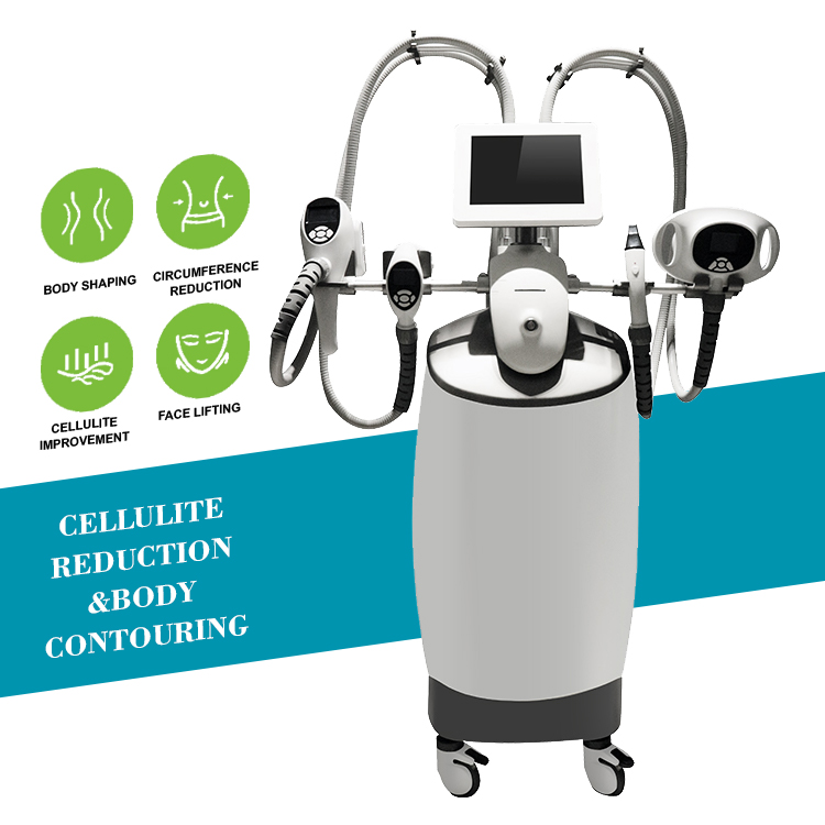 3 In 1 Vacuum Bi-Polar RF Ultrasonic Cavitation Fat Cellulites Reduction And Massage Mechanism Roller Face Lifting Body Shape