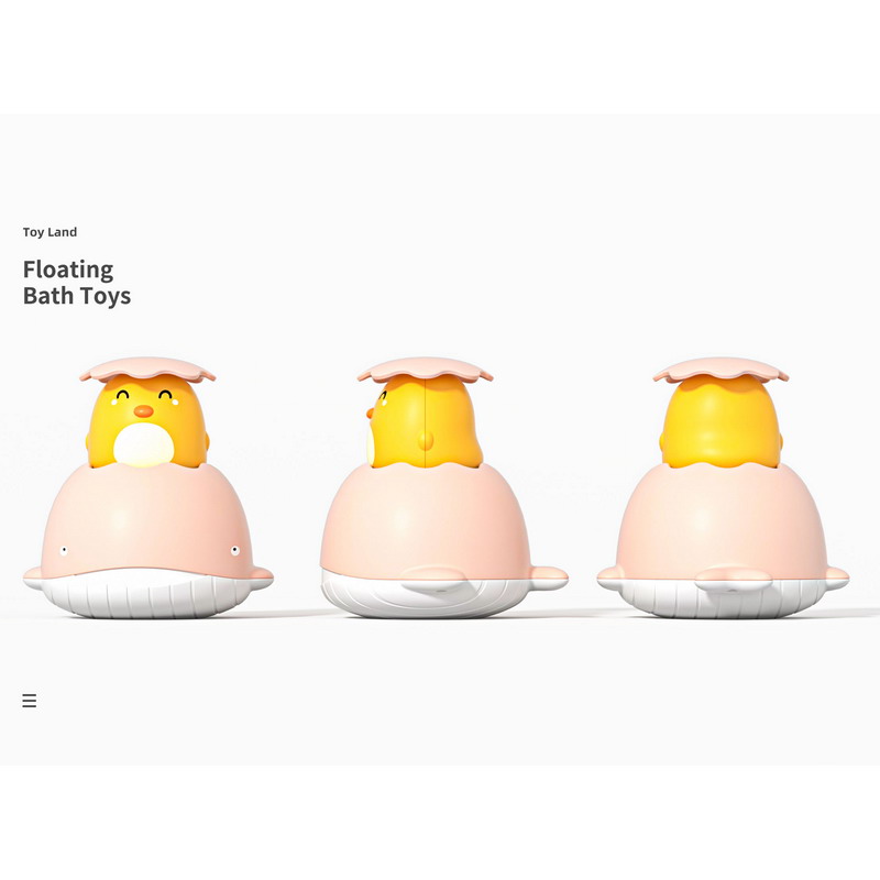 Custom New Design Amazon Pretend Play Floating Shower Baby Bathing Time Swimming Sprinkler Bath Set Toys For Kids