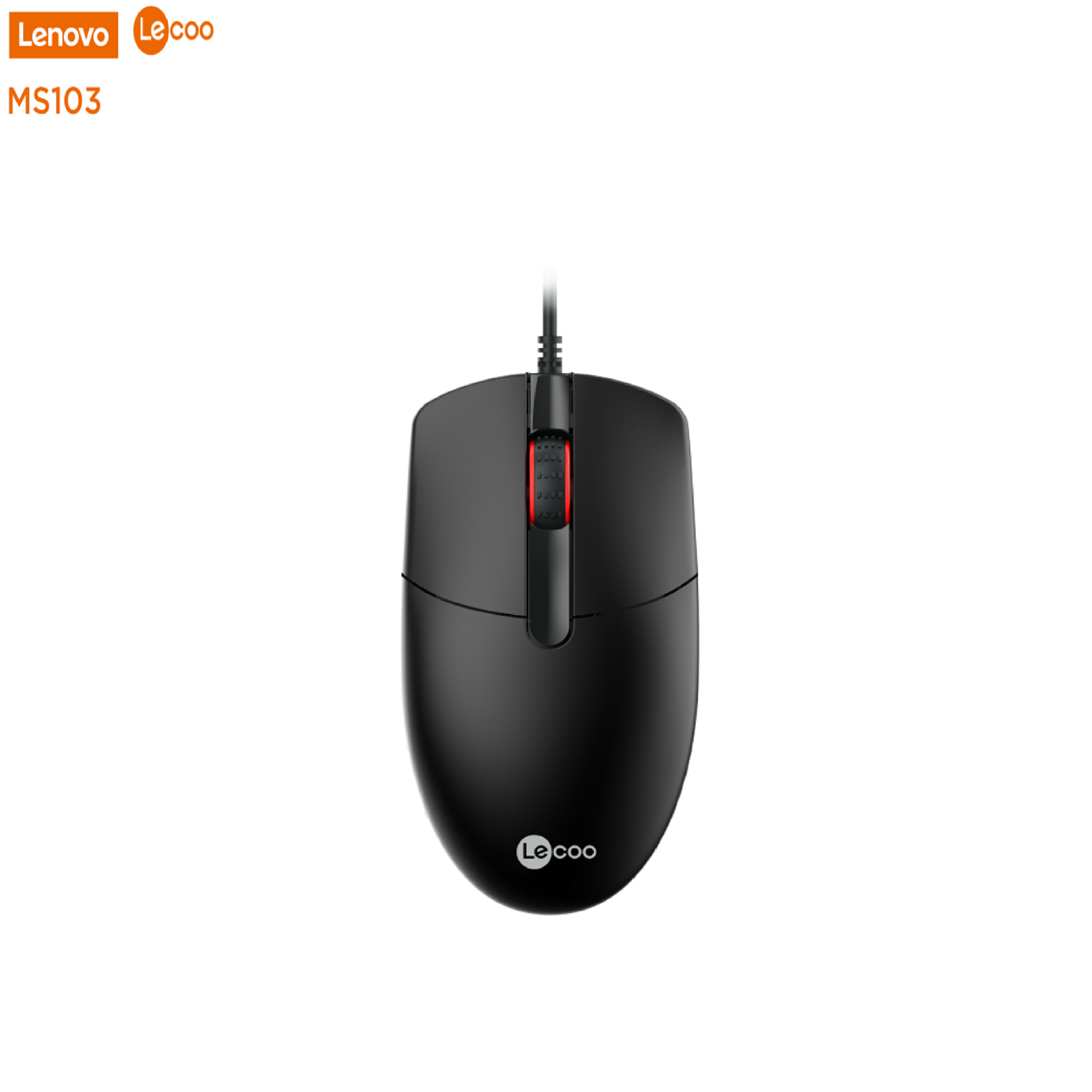 Lenovo lecoo MS103 проводная мышь мыши высокого качества для ноутбука Компьютерные аксессуары 1000 точек/дюйм 4D портативный Проводной usb мыши для настольного компьютера