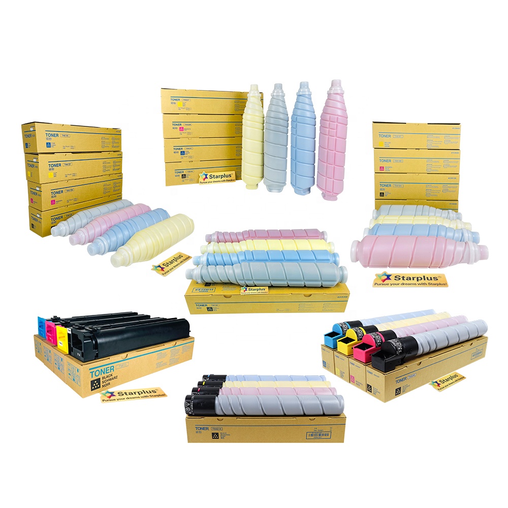 Starplus Compatible Toner Cartridge For Konica Minolta Bizhub TN613 TN619 TN622 TN321 TN328 TN615 TN616 TN324 color toner