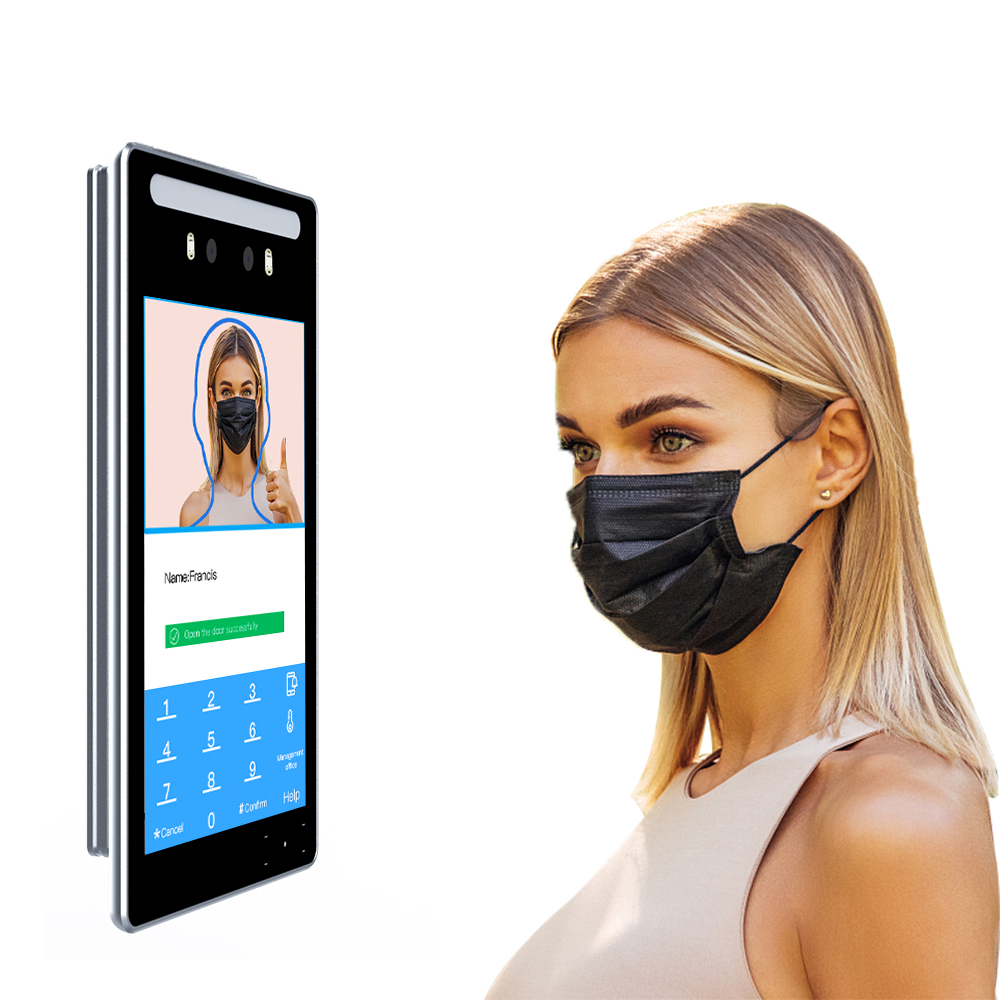 IP67 8 дюймов сенсорный экран Android 9 AI распознавания лица IP камера системы контроля доступа домофон видео домофона VF618pro
