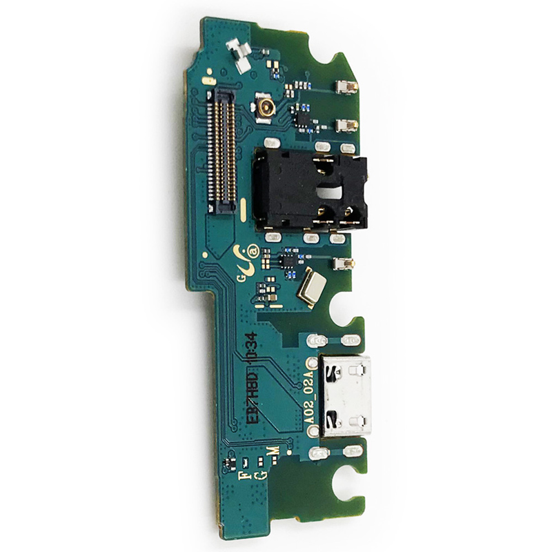 Оригинальное зарядное устройство USB A 02, док-разъем, гибкий кабель для Samsung A02, запасная часть