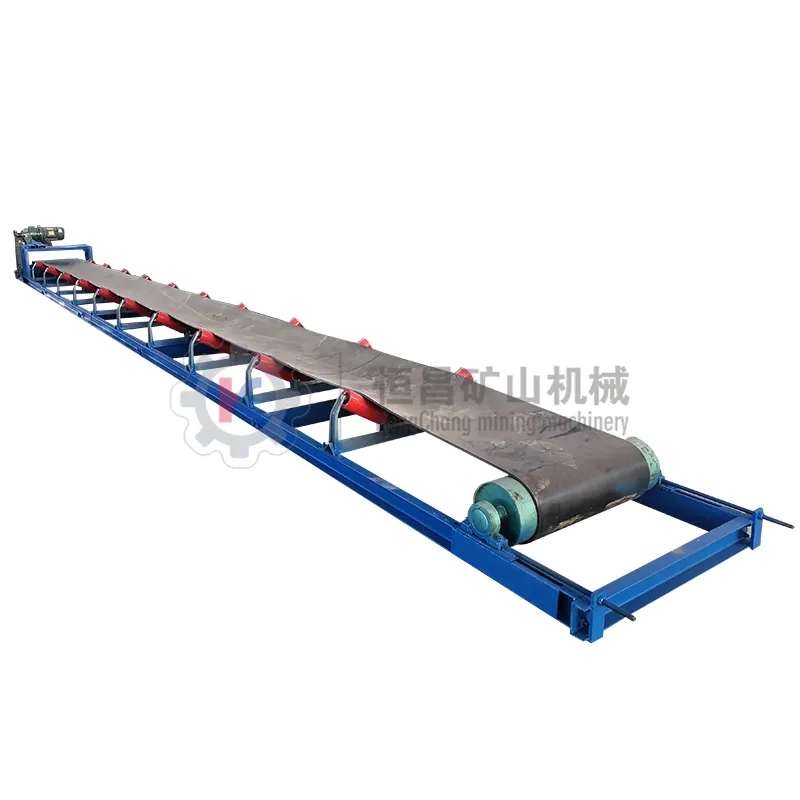 Belt Conveyor Price Coal Mining Conveyor System Aggregate Sand Screw Machine Copper Ore Moving Rubber Belt Conveyor