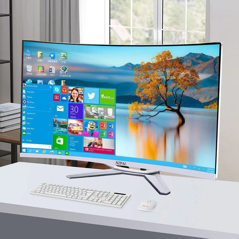 32-дюймовый Core I7 I9 изогнутый экран, Игровые ноутбуки для бизнеса и офиса, все в одном, игровой ПК, настольный компьютер
