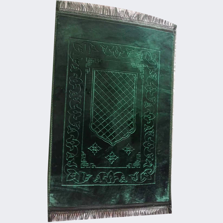 Anti slip backing prayer rug islam prayer sejadah mat for muslim
