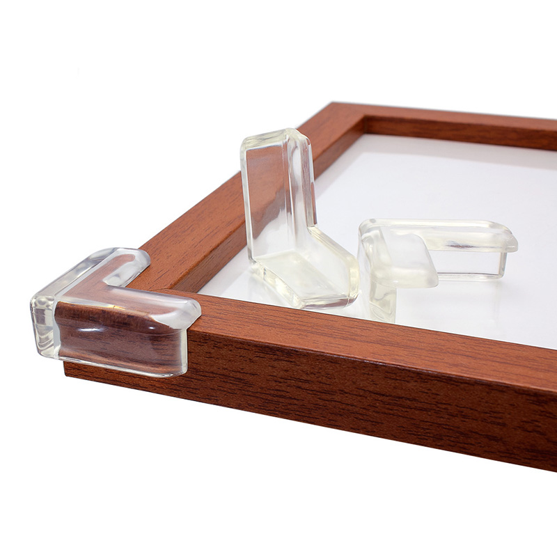 Clear Table Desk Edge Corner Guards Transparent L Shape Baby Safety Corner Protector Table Corner Edge Protectors