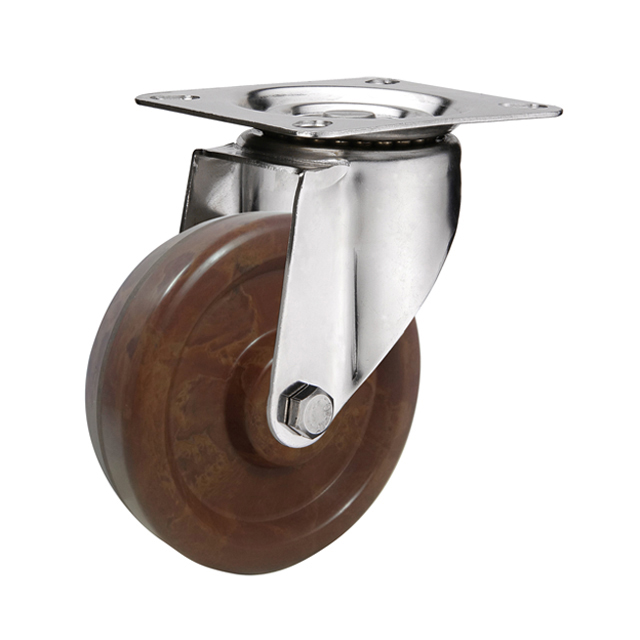 Hot sale top plate swivel phenolic materials castor plain bearing equip caster wheel for food baking machinery and equipment