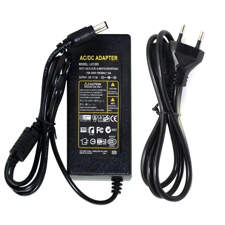Power Adapter Supply DC 5A 5V 12V 24V 36V 48V Lighting Transformers LED Strip Lamp Driver Power Adapter