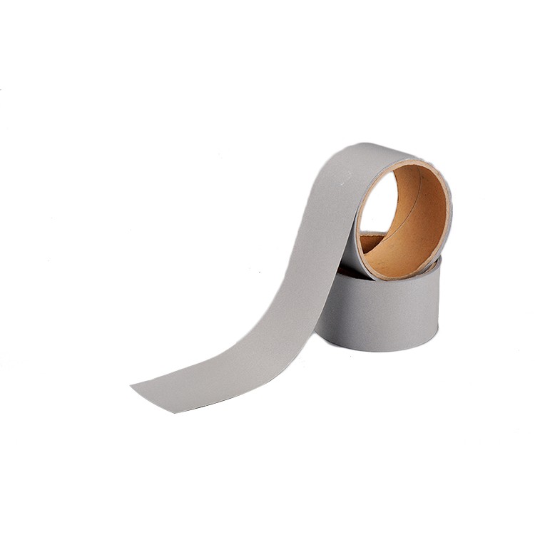 High Visibility Silver Reflective Polyester Tape for Clothing Garments